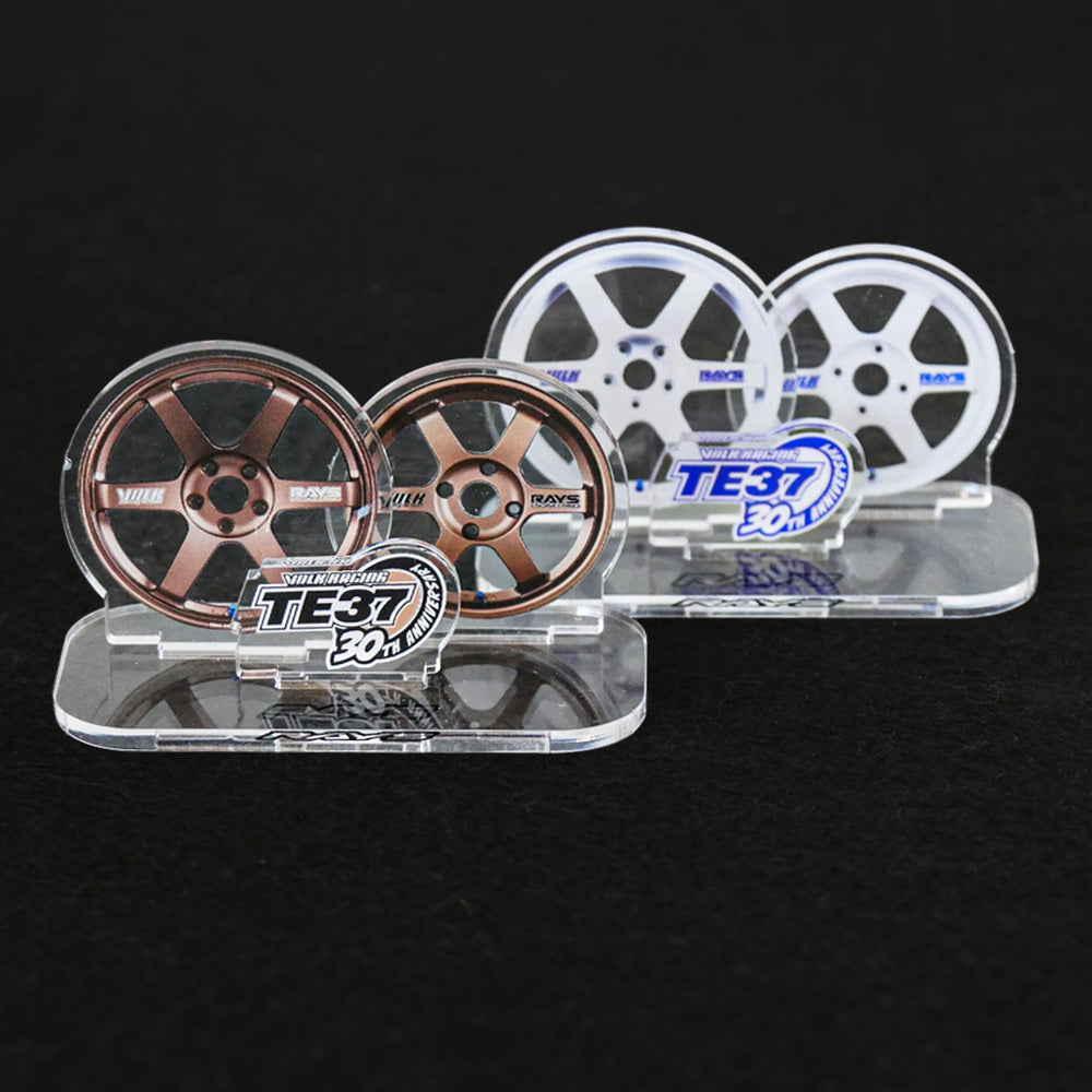 RAYS VOLK RACING TE37 30TH ACRYLIC STAND WHITE 7499TE37ACRWH