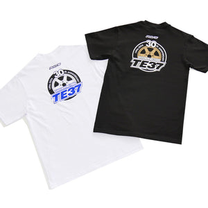 RAYS TE37 30TH LOGO T-SHIRT M WHITE 7499TE3730WHM