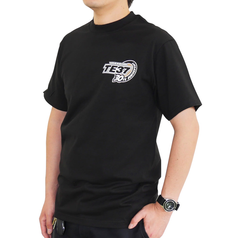 RAYS TE37 30TH LOGO T-SHIRT XL BLACK 7499TE3730BXL