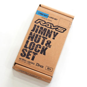 RAYS 17HEX NUT & LOCK SET L31 23PC M12X1.25 CHROME FOR SUZUKI JIMNY 74081000009CP