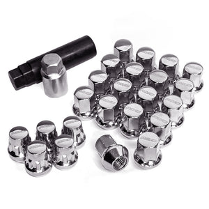 RAYS 17HEX NUT & LOCK SET L31 23PC M12X1.25 CHROME FOR SUZUKI JIMNY 74081000009CP