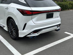 EXART ONE MUFFLER CARBON FIBER OVAL TAILPIPE (110MM X 70MM 4 PIECES) EXHAUST EXHAUST FOR LEXUS RX450H+ 6LA-AALH16 A25A-FXS EA02-LX115-C