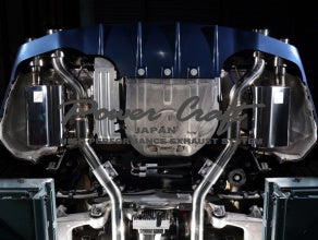 POWER CRAFT HYBRID EXHAUST MUFFLER SYSTEM WITH BLACK TAIL FOR BMW ALPINA B6 P-BM960101-BKT