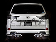 POWER CRAFT EXHAUST MUFFLER SYSTEM 4-PIPE FOR LEXUS LX570 MODELISTA AERO P-TO210104