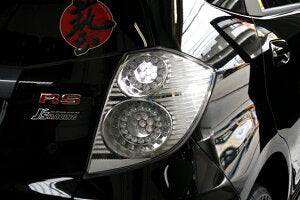 J'S RACING STELLARV FULL LED TAIL UNIT ALL CLEAR FOR HONDA FIT GE6 GE7 GE8 GE9 ST5GEAC