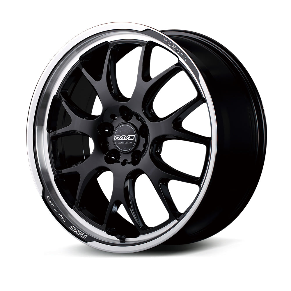 RAYS HOMURA 2X7RA 20X8.5J +45 5X114.3 GLOSSY BLACK RIM DMC(BAJ) 27310854505BAJ