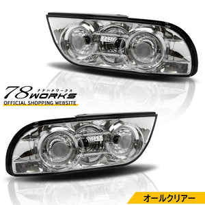 78WORKS EURO TAIL LAMP ALL CLEAR FOR NISSAN 180SX ONE EIGHTY SILEIGHTY KOUKI RPS13 KRPS13 S435FC