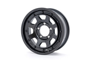 SHOWA GARAGE IGNITION EIGHT 16X6 0J ±0 1 PIECE MATTE BLACK WHEEL FOR JIMNY SIERRA JB74 JB43 ETC  W00235