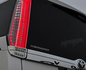 CRYSTAL EYE CRYSTALEYE LOGO STICKER SMALL (S SIZE) WIDTH 200MM GRAY FOR  H047SU