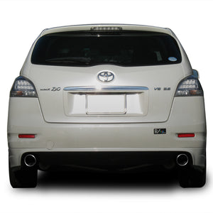 SURUGA SPEED PFS LOUD SOUND MUFFLER EXHAUST STAINLESS STEEL 90φ RIGHT ANGLE FOR TOYOTA MARK X DBA GGA10 2GR-FE SRT-422-A