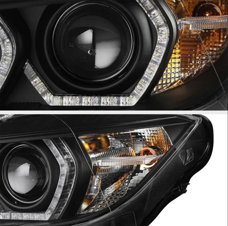CRYSTAL EYE LATE STYLE LED HEADLIGHTS, BLACK TYPE FOR BMW F30 F31 3 2012-2014 SEDAN EARLY HID S325BK