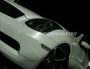 CRYSTAL EYE CCFL SQUID RING PROJECTOR HEADLIGHT (BLACK) FOR NISSAN SKYLINE COUPE V35 L042BK