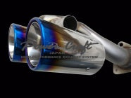 POWER CRAFT HYBRID EXHAUST MUFFLER SYSTEM WITH BLACK TAIL FOR PORSCHE 991.2 CARRERA PORSCHE 991.2 CARRERA S P-PO580101-BKT