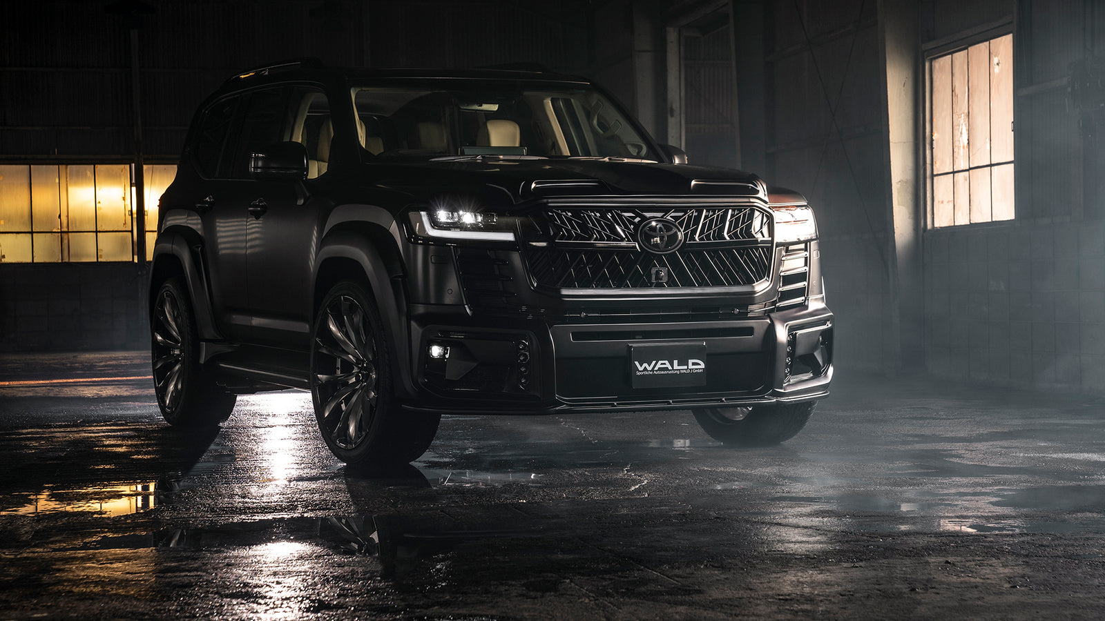 WALD SPORTS LINE BLACK BISON EDITION CARBON PILLAR PANELS FOR TOYOTA LAND CRUISER 300 ZX VJA300W FJA300W WALD-00044