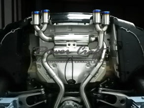 POWER CRAFT HYBRID EXHAUST MUFFLER SYSTEM WITH BLACK TAIL FOR BMW F80 M3 BMW F82 M4 P-BM590101-BKT