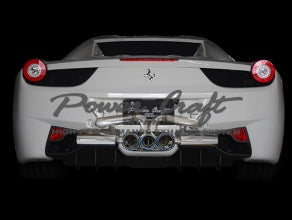 POWER CRAFT HYBRID EXHAUST MUFFLER SYSTEM GENUINE CATALYST FOR FERRARI 488 ITALIA P-FE450101
