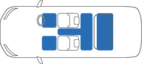 KARO GRAN SISAL WHITE BLACK FLOOR MATS FOR Toyota JPN TAXI NTP100 GRAN-SISAL-4034-WHITE-BLACK