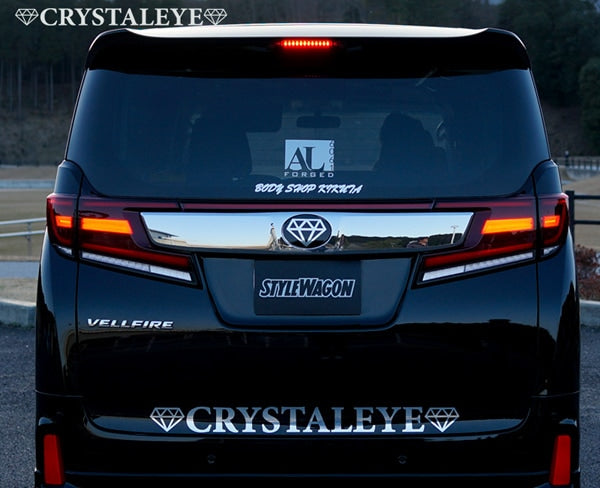 CRYSTAL EYE LED HIGH FLASHER HIGH MOUNT STOP LAMP RED (RR) FOR TOYOTA 30 VELLFIRE ALPHARD EARLY LATE U003-RR