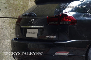 CRYSTAL EYE LEXUS STYLE FIBER LED TAIL LAMP V3 FLOWING TURN SIGNAL RED SMOKE (RS) FOR TOYOTA HARRIER 30  S205-RS