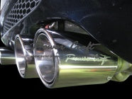 POWER CRAFT HYBRID EXHAUST MUFFLER SYSTEM WITH BLACK TAIL FOR BMW E92 M3 P-BM520103-BKT