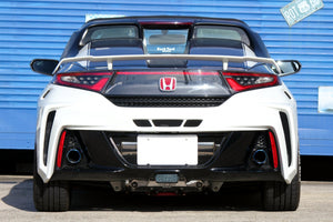 BACK YARD SPECIAL AERO REAR BUMPER ALUMINUM MESH COLOR SILVER NON-PLAIN FOR HONDA S660 JW5 DBA 3BA MT CVT 