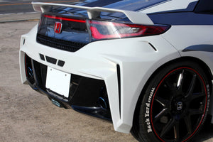 BACK YARD SPECIAL AERO REAR BUMPER ALUMINUM MESH COLOR SILVER NON-PLAIN FOR HONDA S660 JW5 DBA 3BA MT CVT 