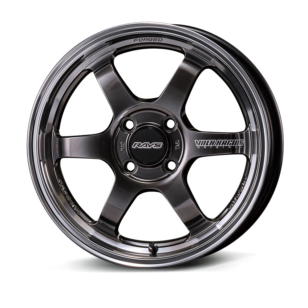 RAYS VOLK RACING TE37KCR PROGRESSIVE MODEL 15X5J +45 4X100 BLACK RIM FDMC(KF) 06695504592KF