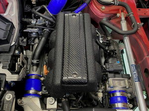 BACK YARD SPECIAL ENGINE COVER VER.R 2 COLORS TWILL CARBON & BLACK CRYSTAL PAINT FINISH FOR HONDA S660 JW5 DBA-3BA MT-CVT BACK-YARD-SPECIAL-00028