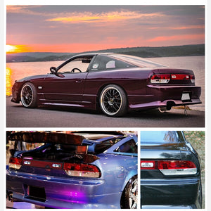 78WORKS CRYSTAL CENTER GARNISH RED CLEAR FOR NISSAN 180SX ONE EIGHTY (EARLY MID-TERM) RS13 RPS13 KRPS13 J276RC