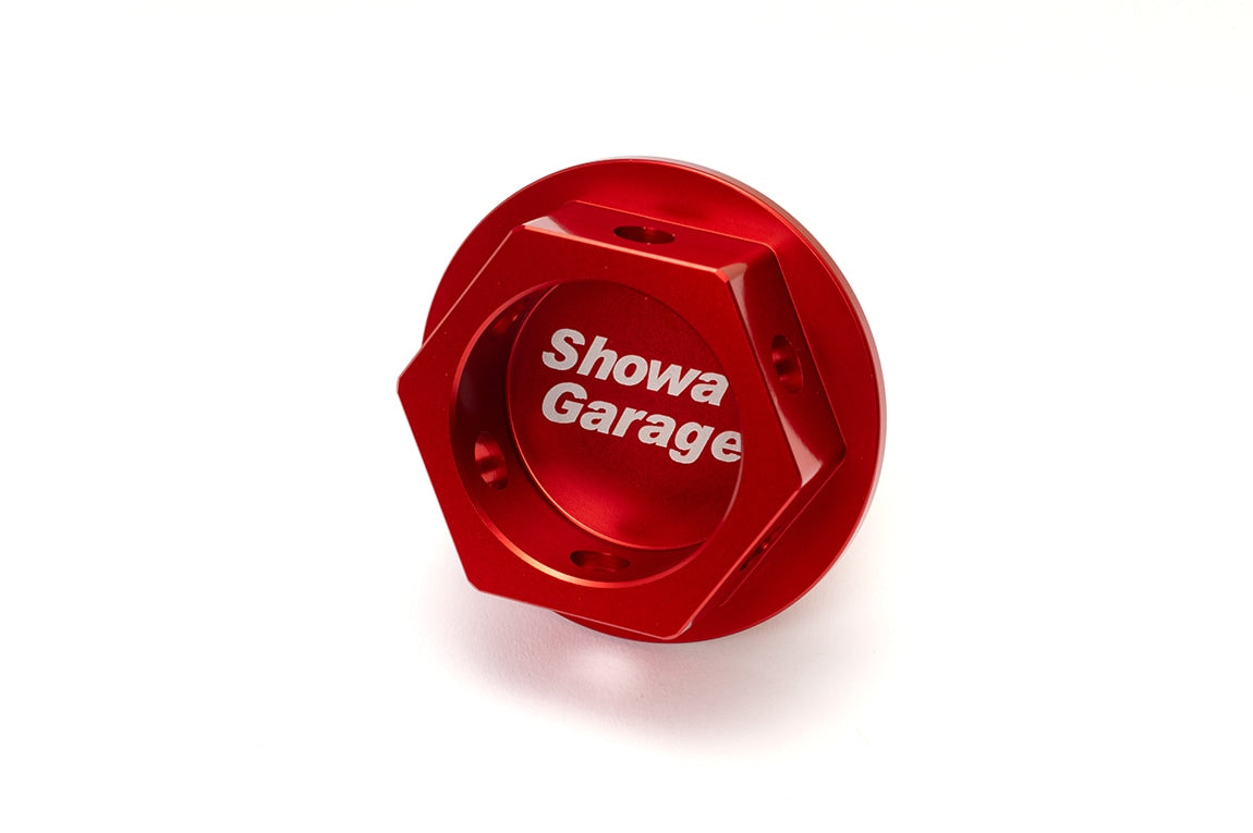 SHOWA GARAGE SGR ALUMINUM OIL FILLER CAP RED FOR JIMNY JB64 SIERRA JB74 NOMAD JC74 P00046