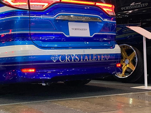 CRYSTAL EYE CRYSTALEYE LOGO STICKER CHROME TYPE LARGE (L) WIDTH 950MM FOR  H051SU