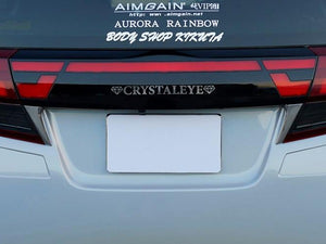 CRYSTAL EYE CRYSTALEYE LOGO STICKER CHROME TYPE SMALL (S) WIDTH 300MM FOR  H053SU