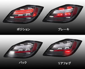 CRYSTAL EYE 718 STYLE LED TAIL (BLACK TYPE) AUTO JEWELRY FOR PORSCHE 987 BOXSTER CAYMAN KOUKI S279BK
