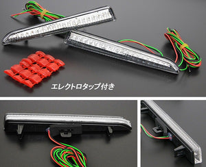 CRYSTAL EYE LED REFLECTOR (RED) FOR DAIHATSU TANTO CUSTOM LA600S LA610S J064RR