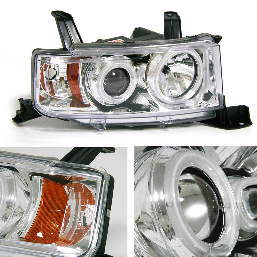 bBNCP クリスタルアイ　フォグレンズ CRYSTAL EYE CCFL SQUID RING PROJECTOR HEADLIGHTS, AMBER REFLECTOR