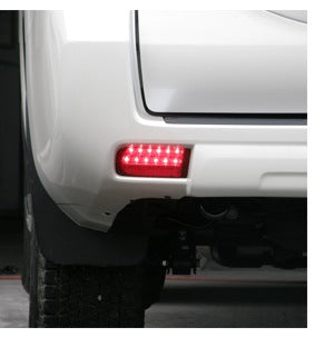CRYSTAL EYE LED REAR BUMPER FOG REFLECTOR, RED TYPE FOR TOYOTA LAND CRUISER PRADO 150  L104RR