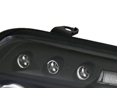 CRYSTAL EYE CCFL SQUID RING HEADLIGHT BLACK TYPE (CLEAR REFLECTOR) FOR TOYOTA HILUX SURF 210 215  J042BK