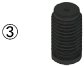RS-R ADJUSTABLE SUSPENSION SYSTEM REPLACEMENT BUMP RUBBER FOR  RS-R-00004
