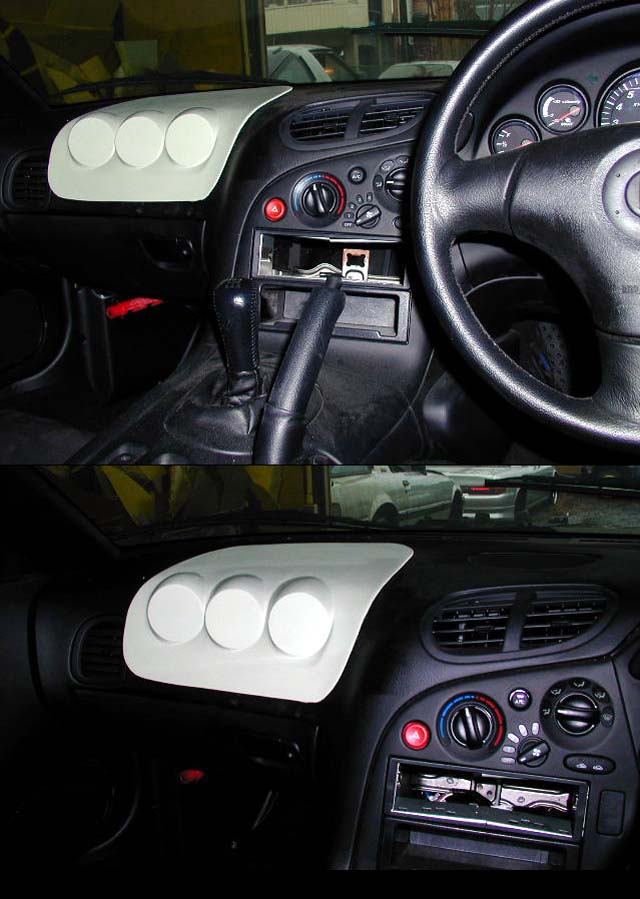 RE-AMEMIYA AIR BAG PANEL 3 METER FRP FOR MAZDA RX-7 FD3S DI-022030-010