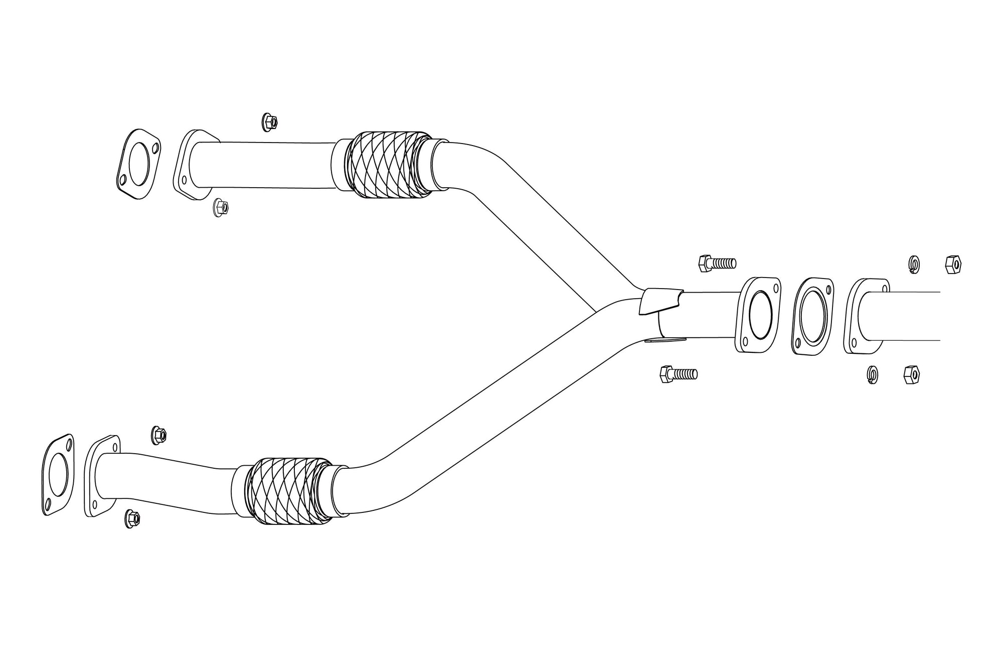 FUJITSUBO FRONT PIPE FOR RV37 SKYLINE 400R VR30DDTT 610-15244