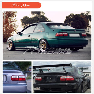 78WORKS US TYPE TAIL LAMP RED CLEAR FOR HONDA CIVIC COUPE FERIO EG7 EG8 EG9 EH1 EJ1 EJ3 S072RC