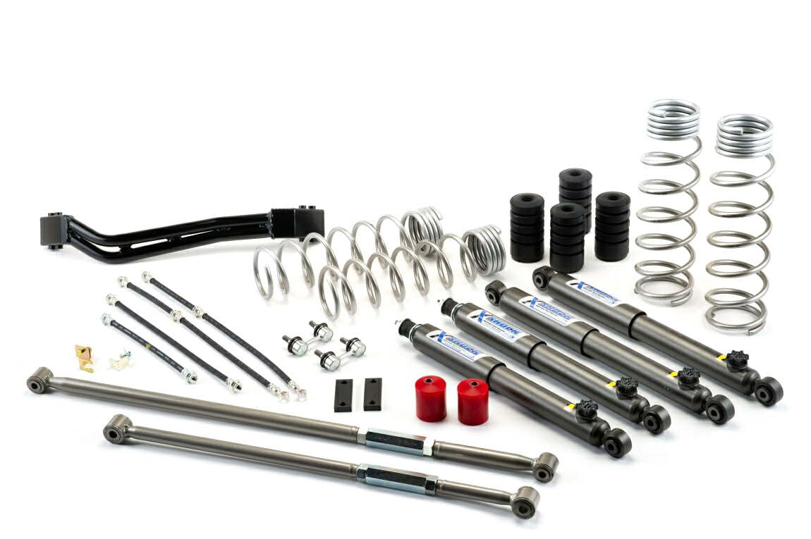 SHOWA GARAGE SILVER COIL SG ADJUSTABLE COIL 50 X-SHOCK B SET STAINLESS FOR SUZUKI JIMNY JB74 S00364-STAINLESS