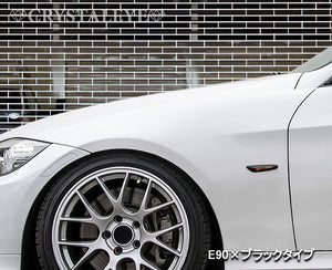 CRYSTAL EYE FIBER LED SIDE MARKER, CLEAR TYPE FOR BMW E46 E60 E61 E87 E90 E91 E92 D005-CL