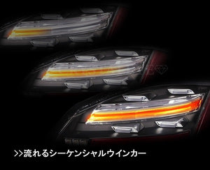CRYSTAL EYE 718 STYLE LED TAIL (BLACK TYPE) AUTO JEWELRY FOR PORSCHE 987 BOXSTER CAYMAN KOUKI S279BK