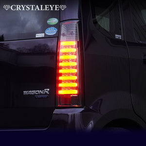 CRYSTAL EYE FIBER LED TAIL V2 SEQUENTIAL TURN SIGNAL SPECIFICATION (SMOKE) FOR SUZUKI WAGON R MH21S 22S KOUKI J320SM