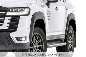 JAOS OVERFENDERS TYPE-S PAINTED MATTE BLACK FOR LAND CRUISER 300 SERIES GR SPORT B133052MB