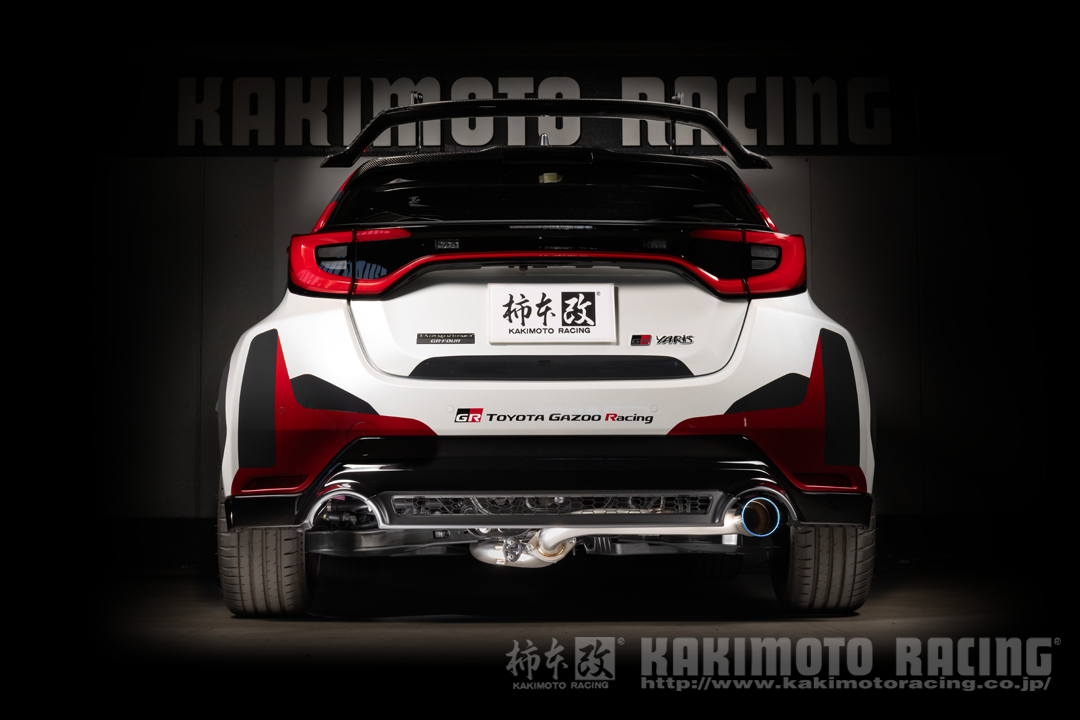 KAKIMOTO RACING CUSTOM MUFFLER EXHAUST FOR TOYOTA GR YARIS GXPA16 24/4- M/C AFTER G16E-GTS TCO3193