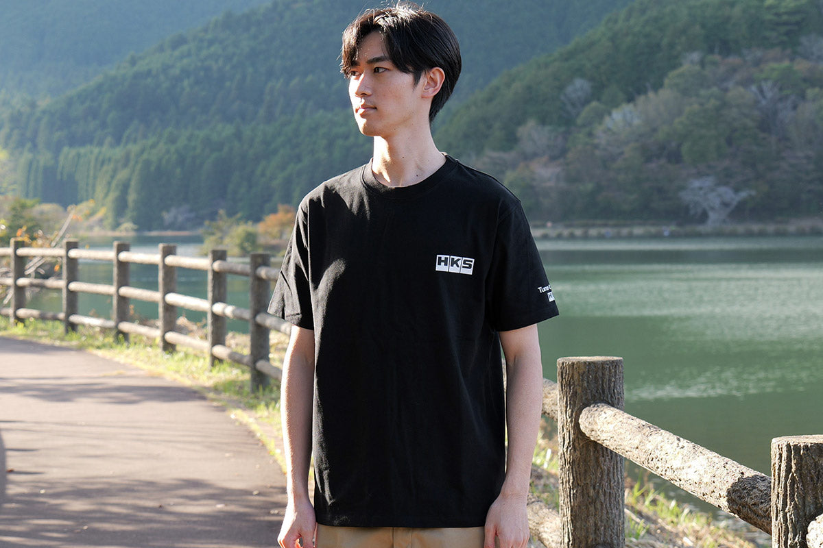 HKS T-SHIRT POWER SPORTS BLACK M 51007-AK633