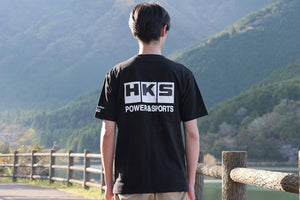 HKS T-SHIRT POWER SPORTS BLACK 2L 51007-AK635