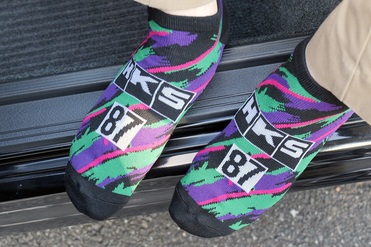 HKS SOCKS SHORT OILCOLOR M 51007-AK677